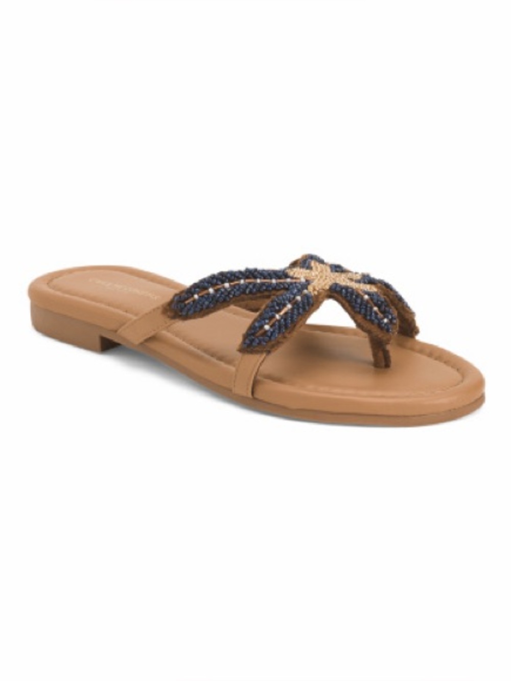 🎀CAROLINE CONSTAS~Star Fish Beaded Sandals With Leather Details SIZE 7 - Picture 3 of 3